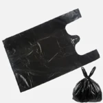 10/300PCS Schwarz Einweg Müll Tasche Langlebig Handheld Weste Müll Tasche Küche Schlafzimmer Wc Haushalt Lagerung Werkzeug 6