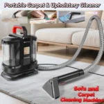 Fleckenreiniger, 450W Tragbarer Teppich- & Polsterreiniger, Sofa- und Teppichreinigungsmaschine, Handgehaltener Bodenfleckenentferner