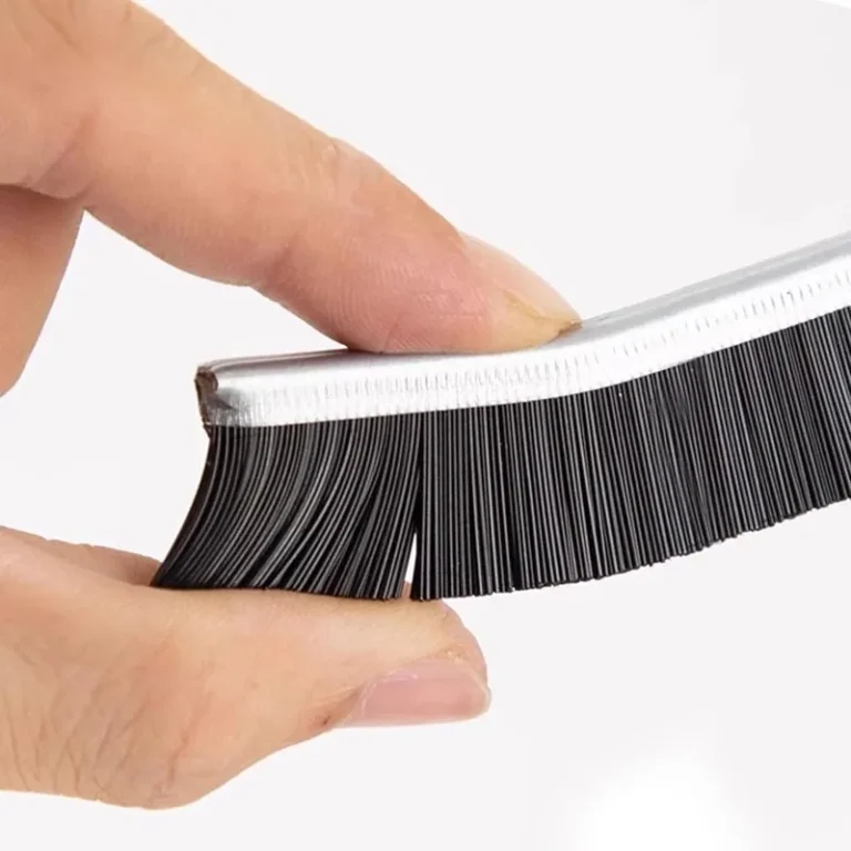 Mehrzweck-Lückenreinigungsbürste aus rostfreiem Nylon, schmale, flache Borsten, abgewinkelte Bürste, WC, Fenster, Fugenmörtel, Eckreinigungsbürste 2