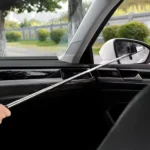 Auto Teleskop Rückspiegel Rakel Tragbare Regnerischen Seite Wischer Auto Werkzeug Glas Reinigung Handheld Spiegel Fenster 4