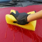 Riesiger Wachs-Autowaschschwamm, abwischbarer Auto-Schwammblock, Auto-Reinigung, Schönheitsbedarf, Auto- und Motorrad-Waschschwamm, Gelb 3