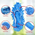 Chenille Staub Mopp Hausschuhe Hause Boden Reinigung Wischen Schuhe Wasser Aufnahme Fuß Socken Mopp Kappen Multifunktions Reinigung Schuhe 5