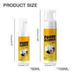 SEAMETAL 150/60ml Multi-zweck Schaum Reiniger Spray Auto Home Interior Reiniger Schaum Spray Anti-Aging schutz für Auto Zubehör 2