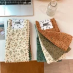 4 Stück Blumen-Spültücher, verdickt, schnell trocknend, Reinigungstuch, wiederverwendbar, weich, für Küche, Badezimmer, Auto, Polieren, Reinigungslappen 4