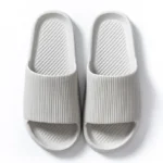 Dicke Plattform Badezimmer Hause Hausschuhe Frauen Mode Weiche Sohle EVA Innen Rutschen Frau Sandalen 2024 Sommer Nicht-slip Flip-flops 3