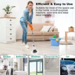 9-in-1 Elektrisches Reinigungsbürsten-Set mit LED-Digitalanzeige – Austauschbare Bürstenköpfe für Boden, Möbel, Bad & Küche |   Kabelloser Elektroschrubber für Gründliche Haushaltsreinigung |   Leicht und wiederaufladbar mit einstellbarer Geschwindigkeit 2