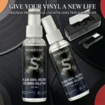Vinyl-Schallplatten-Reinigungsset, antistatisches Reinigungsspray mit Schallplatten- und Nadelbürste, entfernt Staubflecken für eine bessere LP-Klangqualität