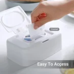 Podofo Nass Tissue Box Feuchttücher Spender Tragbare Tissue Box Baumwolle Tupfer Lagerung Box Für Auto Home Office Desktop Container 6