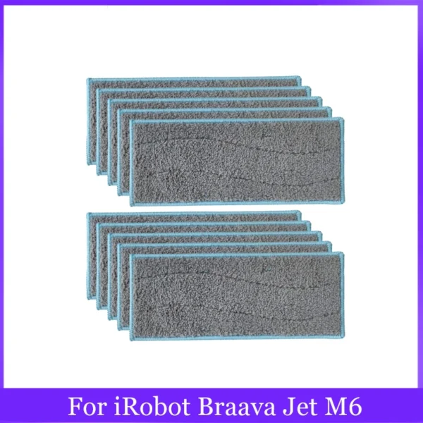 Für iRobot Braava Jet M6 Roboter Staubsauger Mopp Tücher Lumpen Pads Ersatz Zubehör Waschbar Nass Wischen Pads Teile