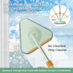 Rotierender Quetschmopp mit Eimersatz und 4 austauschbaren Wischpads 360 ° Cean Mikrofaser Lazy Floor Window Haushaltsreinigungsmopps 3