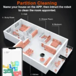(Aktionscode: GCC800)Roboterstaubsauger ABIR X9, Lasersystem, Doppelte UV-Reinigung, Auto Carpet Boost-Technologie, Karten für Mehrere Stockwerke, Individuelle Raumreinigung 4