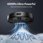 Ultenic t10 lite Roboters taub sauger mit Lidar-Navigation, 4500pa Absaugung, selbst leer, 180min Laufzeit, 2l Mülleimer, App-Steuerung 4