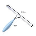 Dusch rakel mit Haken Edelstahl 10 ''Zoll Gummi Silikonsc haber blau weiß schwarz Farbe Tür Glas Auto Reiniger 2