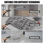 Podofo 1500W Handgehaltene Auto-Detailing-Reinigungsmaschine 220V Kommerzieller Haushalts-Alkalischer Auto-Dampfreiniger Hochdruck- und Hochtemperatur-Dampfreiniger 3