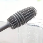 Silikon Milch Flasche Pinsel Tasse Wäscher Glas Reiniger Küche Reinigung Werkzeug Lange Griff Trinken Flasche Glas Tasse Reinigung Pinsel 6