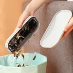 Teppich Staub Pinsel Kunststoff Nachttisch Krümel Kehrmaschine Tierhaare Flusen Reiniger Sticky Picker Lint Roller Kleidung Kehren Reinigung 4