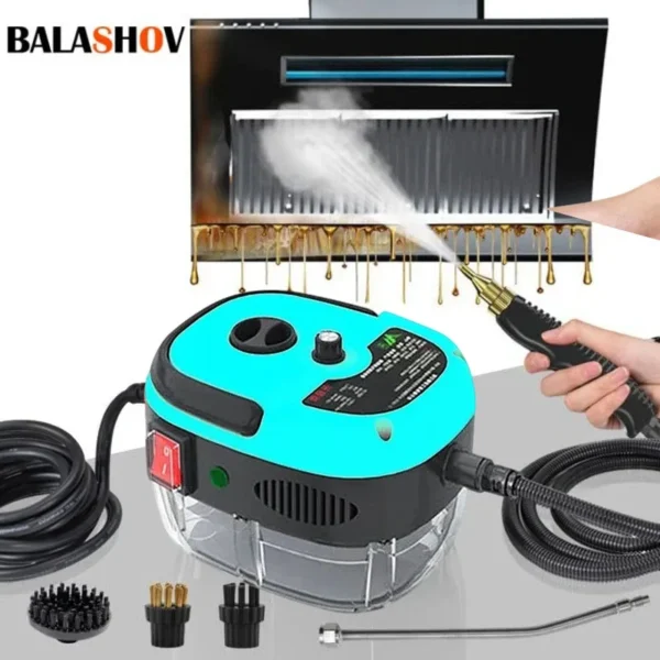 2500 W Dampfreiniger, hohe Temperatur, Sterilisation, Druckstrahl, Waschmaschine, tragbar, für Zuhause, Auto, Küche, Klimaanlage