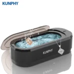 KUNPHY Ultraschall-Schmuckreiniger, 12 Unzen, 46 kHz, professioneller Schallreiniger mit One-Touch-Bedienung, Schallreiniger für Ringe, Brillen
