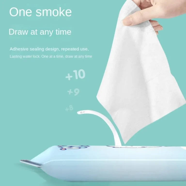 10 Teile/paket Neue Spunlace Vlies Stoff Baby-feuchttücher Tragbare Ausziehbare Baby Pflege Werkzeuge EDI Reines Wasser Einweg Wasser Tissue 2