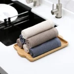 Neue 100% Baumwolle Geschirrtuch Ultra Weichen, Saugfähigen Küche Handtuch Haushalt Reinigung Tuch Küche Werkzeuge Gadgets Waschen Tuch Geschirr Lappen 2