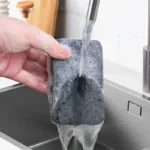 5 Stück Mehrzweck-Küchenreinigungsschwämme in Schwarz, hocheffiziente ölabsorbierende Schwämme zur schnellen Entfernung von Flecken und Fett 5