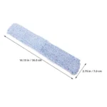 2 stücke 35 cm Fenster Reiniger Ersatz Kopf Fenster Reinigung Pads Für Streifen Freies Glas Reinigung Glatte Gleiten Action 5
