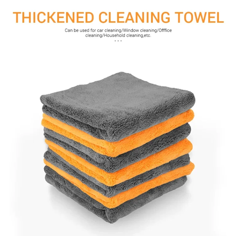 Mikrofaser-Reinigungstuch, 1/3/6/9 Stück, Mikrofaser-Waschhandtücher, extra weich, für die Reinigung von Autos, Trockentuch, Autowaschlappen, 40 x 40 cm 2