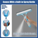 3-in-1-Duschschaber, Reiniger, Badezimmer, Glasreinigungsspiegel mit Gießkanne, Rakel, sauberer Boden, Fenster, Werkzeug, Wasserwischer 3