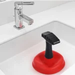 Verstärkter Saugnapf-Saugheber, robustes manuelles Design. Effizienter Verstopfungsentferner mit schneller Entwässerung, kompakt für Toilette und Waschbecken 5