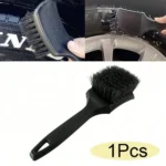 Auto-Reifen-Felgenbürste Radnaben-Reinigungsbürsten Auto-Räder-Detailing Reinigungszubehör Schwarzes Reifen-Autowaschwerkzeug