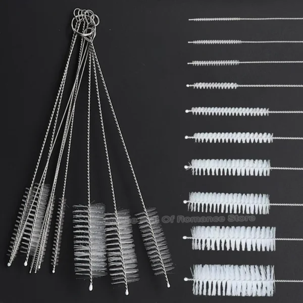 Lange Stroh-Bürsten-Set Nylon Langstiel-Rohrreiniger Mehrzweck-Becher-Flaschen-Riss-Reinigungsbürsten-Kit Haushalt Reinigungswerkzeuge