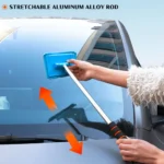 Auto Frontscheibe Anti-beschlag Pinsel Teleskop Langen Griff Auto Haushalt Glas Sauber Pinsel Staub Entferner Werkzeug 5