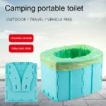 Tragbare Klapptoilette Kommode Auto Camping Für Reisen Eimer Camp Wandern Lange Fern Reise Outdoor Liefert 3