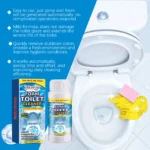 Toilettenschüssel, leistungsstarker Reiniger, Toilette zum schnellen Entfernen von Urinflecken, leistungsstarke Desodorierung, anhaltender Duft, Schüsselreiniger, Tabletten 5