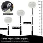 Auto Waschen Pinsel Auto Reinigung Pinsel Teleskop Langen Griff Mopp Weiches Haar Chenille Besen Universal Fenster Waschen Auto Zubehör 4
