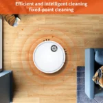 Roboter-Staubsauger und Wischroboter Kombi, 2-in-1 Roboter-Staubsauger mit App/Fernbedienung, Starke Saugkraft, Schlank, Ideal für Hartböden, Tierhaare 4