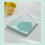 Effizientes Glasreinigungstuch Spiegelreinigungstuch Saugfähige Küchentücher 25x25cm Geschirrtuch zum Abwaschen und Abwischen von Glas 5