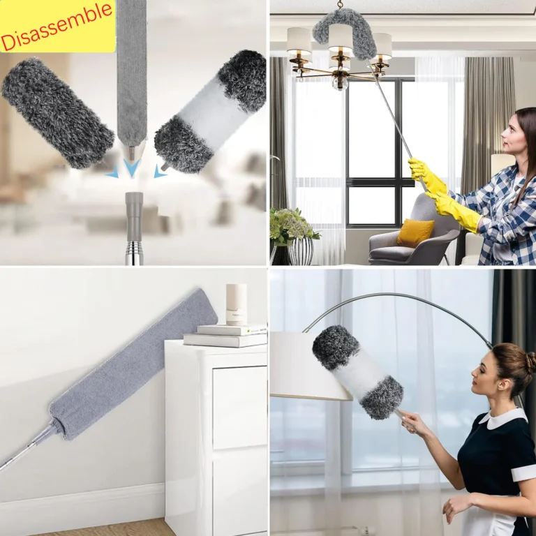 Duster Pinsel Haushalt Teleskop Mikrofaser Lücke Duster Langen Griff Mopp Auto Möbel Reinigung Pinsel Haushalts Reinigung Werkzeug 2