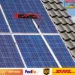 16,4 Fuß ausziehbare Solarpanel-Reinigungsbürste und -stange |    Teleskopische Solarpanel-Unterlegscheibe mit hoher Reichweite für Fenster