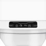 Smarter Sensor-Mülleimer 16L, IPX5 Wasserdichter Berührungsloser Abfalleimer mit LED-Licht, Geräuschloser PP Rechteckiger Abfalleimer für Bad Küche Büro, Räucherstäbchenhalter Rutschfester Boden, Keine Batterien enthalten 8
