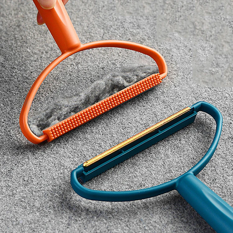 Doppelseitiger Fusselentferner, tragbare Tierhaarentfernerbürste, manueller Flusenentferner, Kleidung, Flaum, Stoffrasierer, Teppich-Kleiderbürste 2