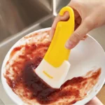 Silikon pfannen schaber-effektives Reinigungs werkzeug für Pfannen Bratpfannen Geschirr und Töpfe unverzicht barer Küchen reinigungs schaber 2