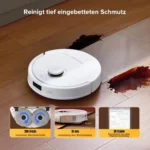 roborock Qrevo S5V (Upgrade vom S7 Max Ultra) Saugroboter, 12.000 Pa Saugleistung, Doppelte Anti-Verhedderungsbürste, Doppelt anhebbare Rotationsmopps, Selbstentleerung und -befüllung, Heißlufttrocknung 6