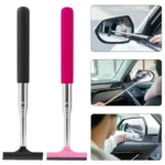Auto Teleskop Rückspiegel Rakel Tragbare Regnerischen Seite Wischer Auto Werkzeug Glas Reinigung Handheld Spiegel Fenster 2