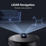 Ultenic t10 lite Roboters taub sauger mit Lidar-Navigation, 4500pa Absaugung, selbst leer, 180min Laufzeit, 2l Mülleimer, App-Steuerung 3