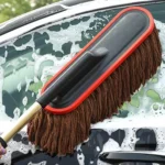Auto-Staubwedel außen mit ausziehbarem Griff, Auto-Reinigungswerkzeug, Staubentferner, weiche, kratzfeste Reinigungsbürste zum Staubfahren im Auto zu Hause 3