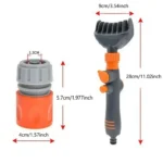 Handheld Schwimmbad Kartusche Filter Reiniger, Whirlpool Spa Wasser Filter Reinigung Schlauch Befestigung Werkzeug, Pool Patrone Reiniger 6