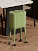 Uforu Luxuriöser Abfalleimer, Beweglicher Großraum-Mülleimer, Aufbewahrungsbox für Küche und Haushalt, Haushaltsorganizer 5