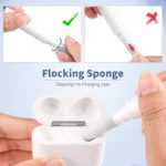 3-in-1-Bluetooth-Kopfhörer-Reinigungsstift-Werkzeug für Airpods Pro 3 2 1 Ohrhörer-Hülle, Reinigungsset, Bürstenstift für Xiaomi iPhone-Ohrhörer 3