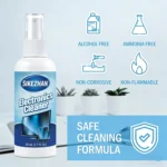 Bildschirmreiniger-Spray- und Tuchset – sicher für LED-, LCD-, OLED-Fernseher, Monitore, Laptops und Auto-Displays – streifenfreie Reinigungslösung 3